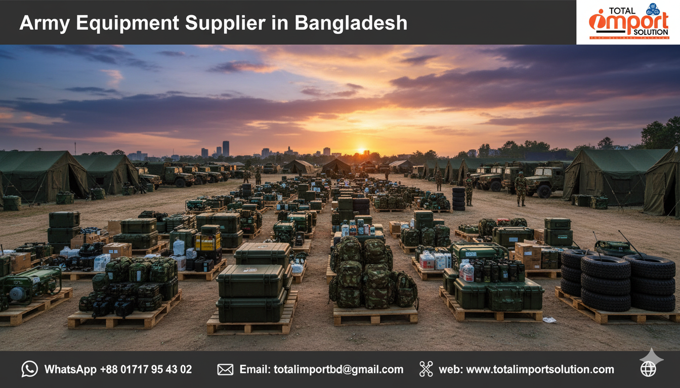 Army Equipment Supplier in Bangladesh | Trusted Military Importer