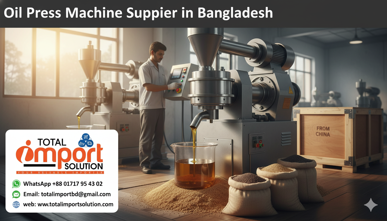 Oil Press Machine Supplier in Bangladesh