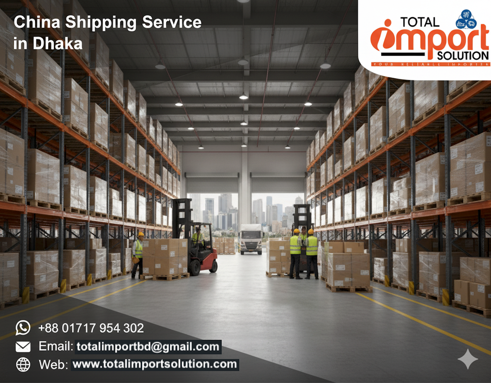 China Shipping Sеrvicе in Dhaka | Call +8801717954302