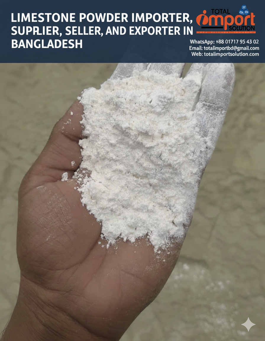 Limestone Powder Importer, Supplier, Seller, and Exporter in Bangladesh