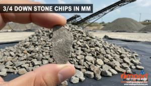 3/4 Down Stone Chips in mm