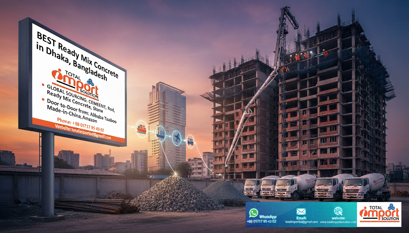 Ready Mix Concrete in Dhaka, Bangladesh