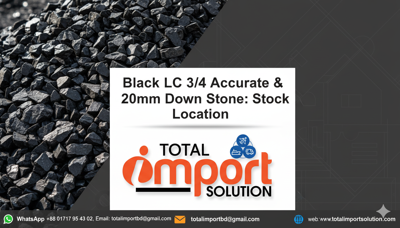 Black LC 3/4 Accurate & 20mm Down Stone: Stock Location