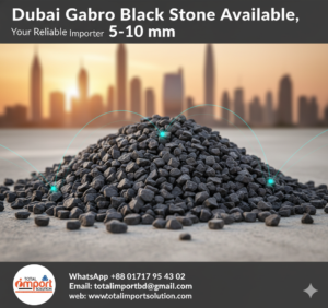Dubai Gabro Black Stone Available, Size- 5-10 mm