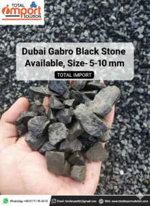 Dubai Gabro Black Stone Available, Size- 5-10