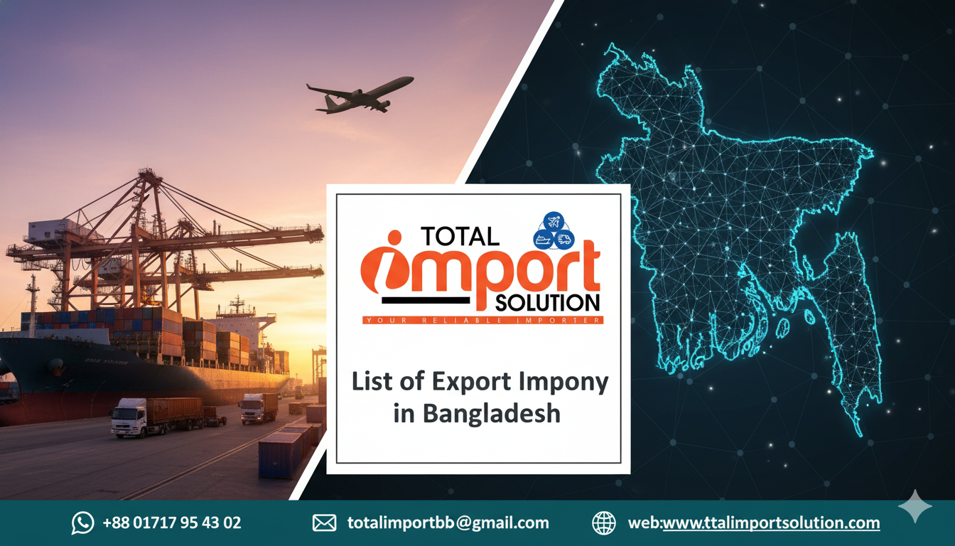 List of export Import company in Bangladesh