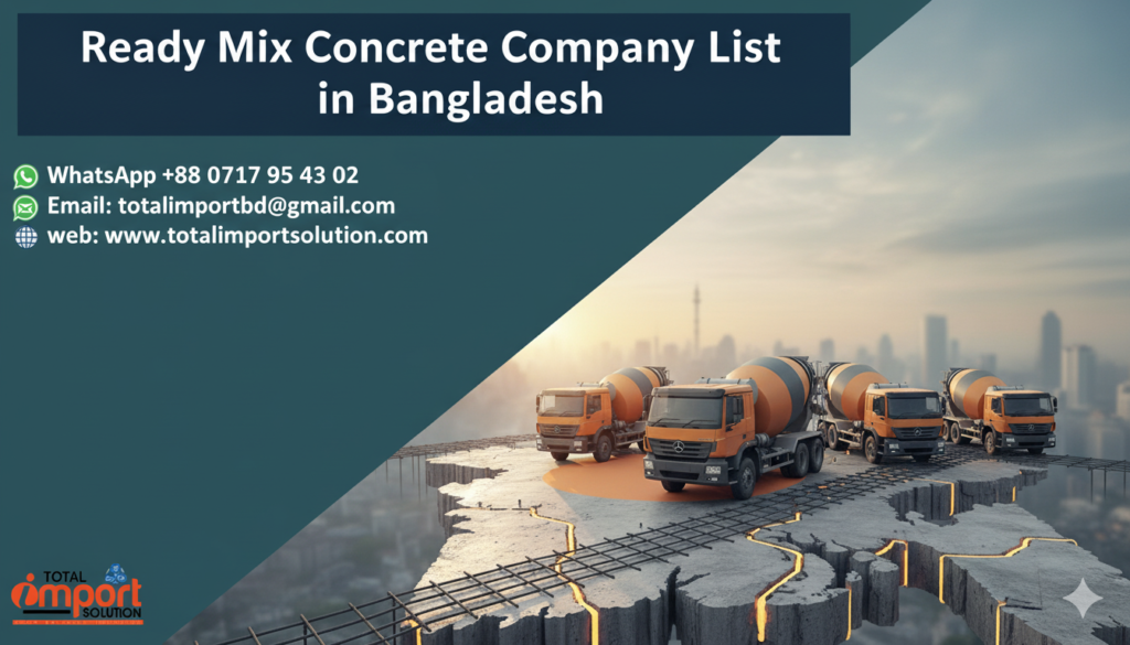 Ready Mix Concrete company list in Bangladesh
