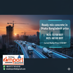 Ready mix concrete in dhaka bangladesh price