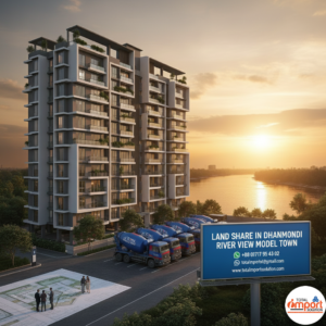 land share in dhanmondi river view model town